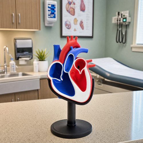 Fetal Heart Anatomy Model with Stand