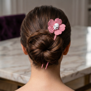 Gothic Sakura Skull Hair Pin