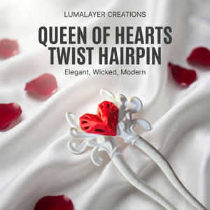 Queen of Hearts Hair Pin