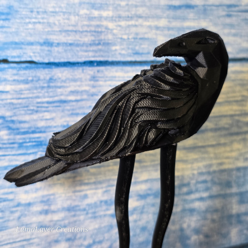 Resting Raven Hair Pin - Image 2