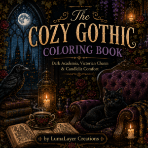 The Cozy Gothic Coloring Book