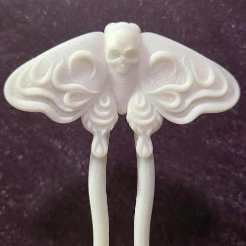 Deaths-Head Moth Twist Hair Pin